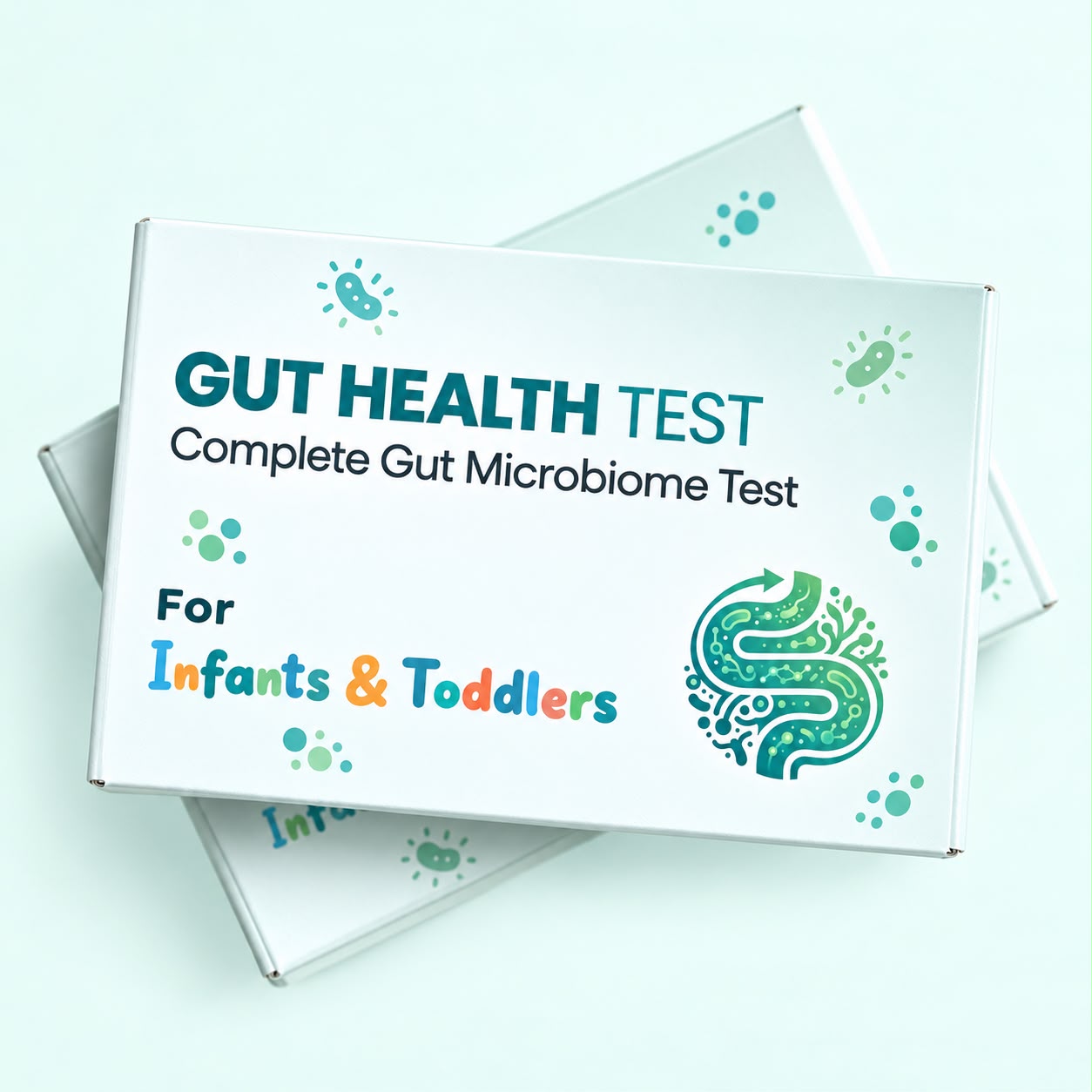 Gut microbiome test kit for babies, infants and children